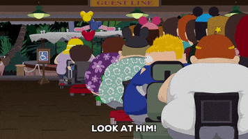 fat people surprise GIF by South Park 