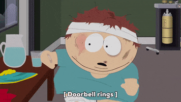 eric cartman doorbell GIF by South Park 