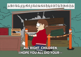desk diane choksondik GIF by South Park 