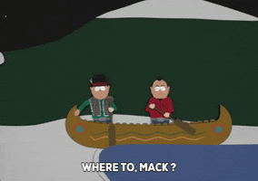 ride boat GIF by South Park 