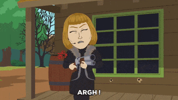 fight attacking GIF by South Park 