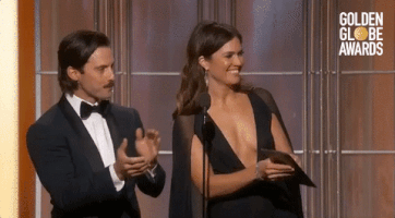 milo ventimiglia applause GIF by Golden Globes