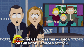 book author GIF by South Park 