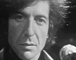 Blinking Leonard Cohen GIF