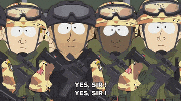 weapons soldiers GIF by South Park 