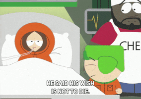 dying kyle broflovski GIF by South Park 