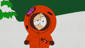 kenny mccormick snow GIF by South Park 