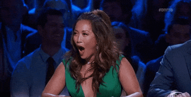 Shocked Carrie Ann Inaba GIF by Dancing with the Stars