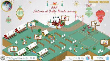 Natale Villaggio Babbo Natale GIF