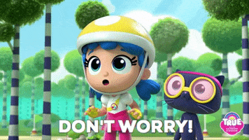 nervous don't worry GIF by True and the Rainbow Kingdom