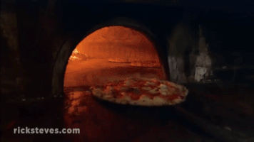 rick steves pizza GIF