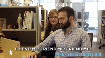 friend request friends GIF by Fast Company