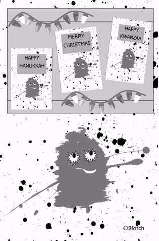 Merry Christmas Postcards GIF