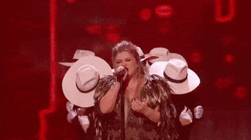 Kelly Clarkson GIF by AMAs