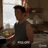 fuck off season 8 GIF by Shameless