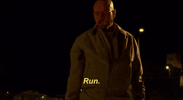 Warning Get Out GIF by Breaking Bad