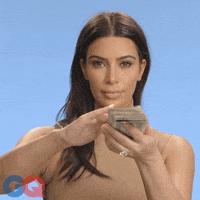 Pay Me Kim Kardashian GIF by GQ