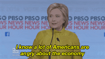 hillary clinton economy democratic debate pbs newshour debate