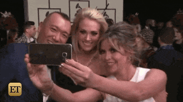 Carrie Underwood Selfie GIF by Entertainment Tonight