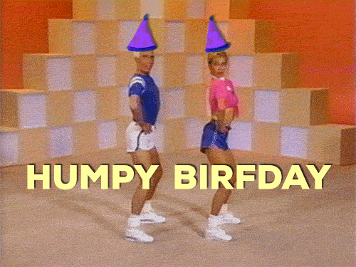 Happy Birthday Hump Gif By Birthday Bot Find Share On Giphy