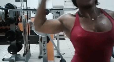 Female Bodybuilder Pecs GIF