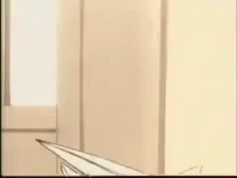paper airplane cat GIF