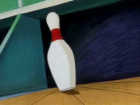 Image result for wobbly bowling pin gif