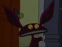 aaahh real monsters smile GIF