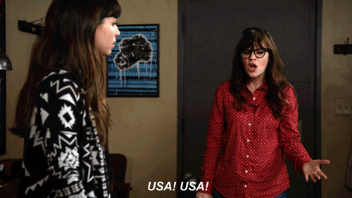 Stoned Zooey Deschanel GIF by New Girl