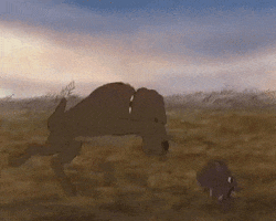 oldrayg dogs hunting rabbits watership down GIF
