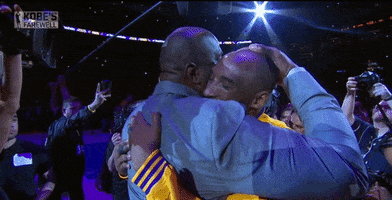 Los Angeles Lakers Hug GIF by NBA