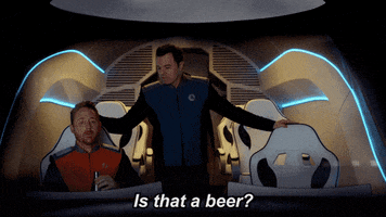 is that a beer GIF by The Orville