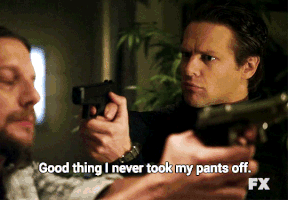 One_Broken_Shoelace justified pantsless jacob_pitts tim_gutterson GIF