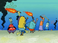 Spongebob Rainbow Friends Colorful Bond GIF