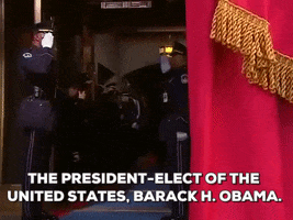 Barack Obama Entrance GIF by Obama