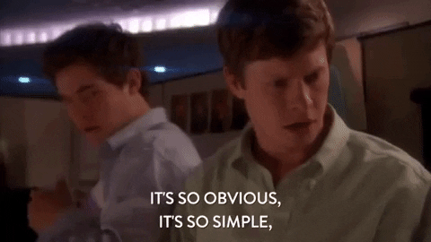 Image result for oh you so simple gif