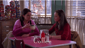Lauren Graham Coffee GIF by Gilmore Girls 