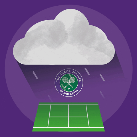 Rain GIF by Wimbledon - Find & Share on GIPHY