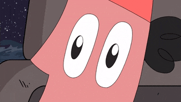 Squint Reaction GIF by Cartoon Hangover