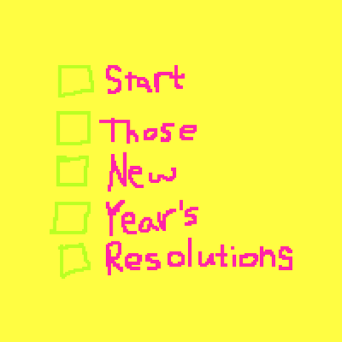 New year resolutions...is a matter of character content media