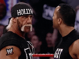 Looking Around The Rock GIF by WWE