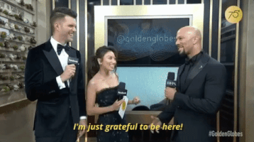 grateful to be here GIF by Golden Globes