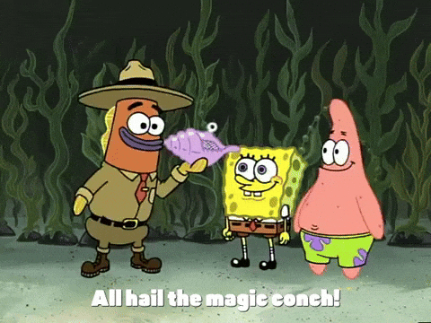 spongebob magic gif