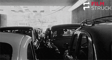 federico fellini cars GIF by FilmStruck
