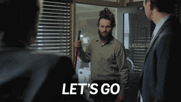 let's go patrick hume GIF by Angie Tribeca