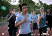 Woman Running Gif