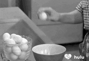 i love lucy cracking eggs GIF by HULU