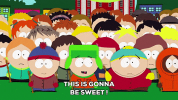 eric cartman crowd GIF by South Park