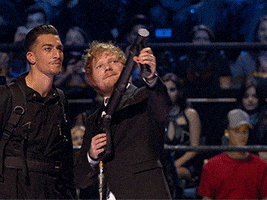 Ed Sheeran Confetti GIF by 2020 MTV EMA
