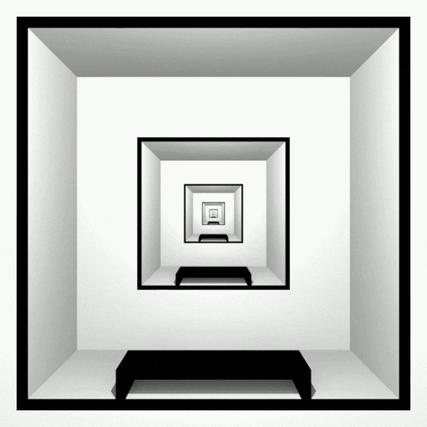 White Cube Loop GIF by Eltons Kūns